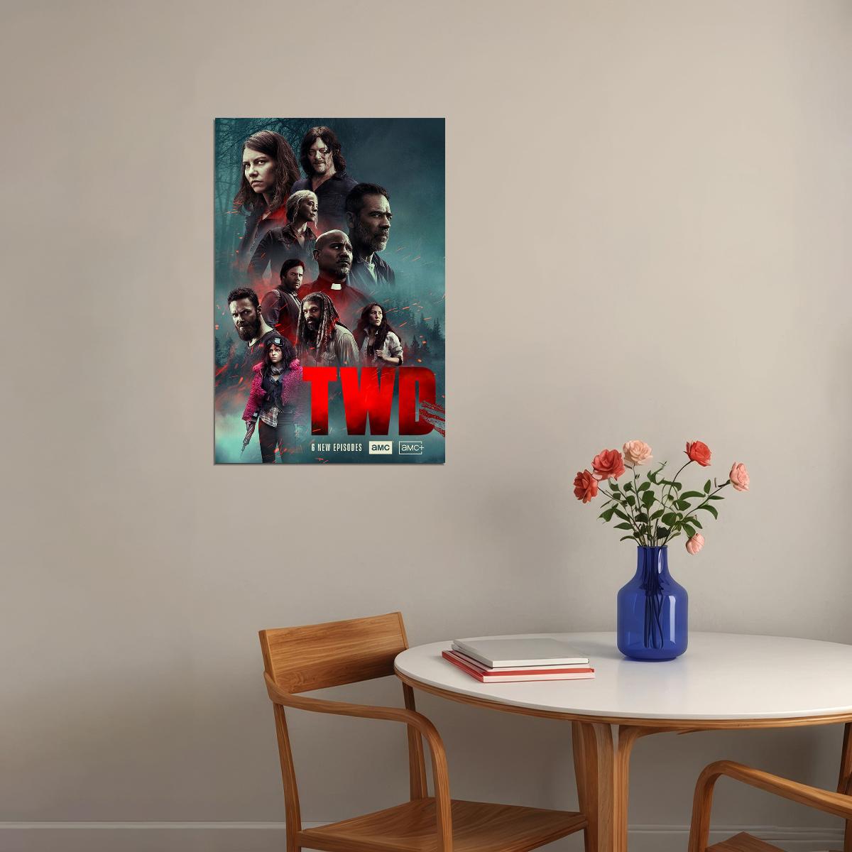 The Walking Dead Movie Characters Horror Poster Wall Art Print Home Wall Decor - xonomax