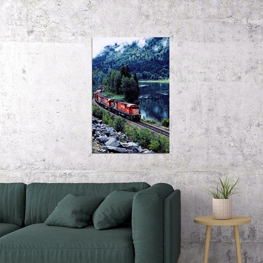Canadian Pacific Railway Train Travel Poster Wall Art Print Home Wall Decor - xonomax