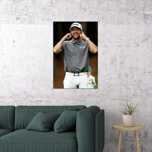 Bubba Watson Covers His Ears Laughing Poster Wall Art Print Home Wall Decor - xonomax