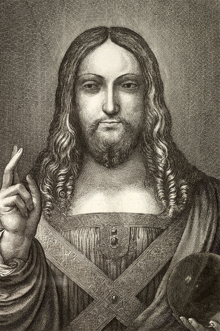 Jesus Christ Leonardo Da Vinc Old Masters Poster Wall Art Print Home Wall Decor - xonomax