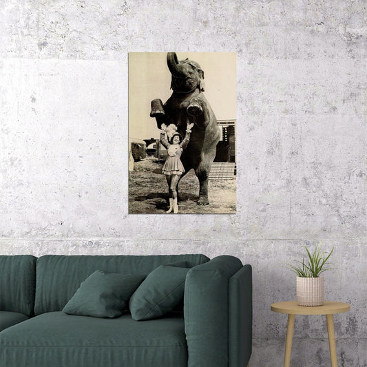 Circus Procession Elephants 1888 Vintage Poster Wall Art Print Home Wall Decor - xonomax