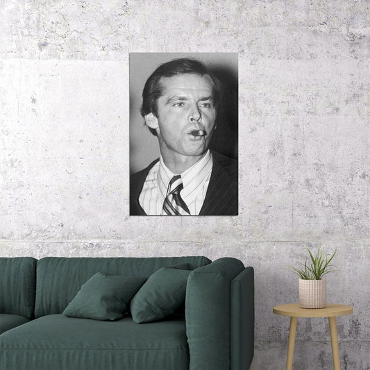 Jack Nicholson Actor Black White Poster Wall Art Print Home Wall Decor - xonomax