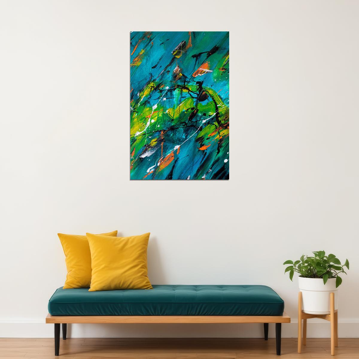 Abstract No Way Out Oil Painting Poster Wall Art Print Home Wall Decor - xonomax