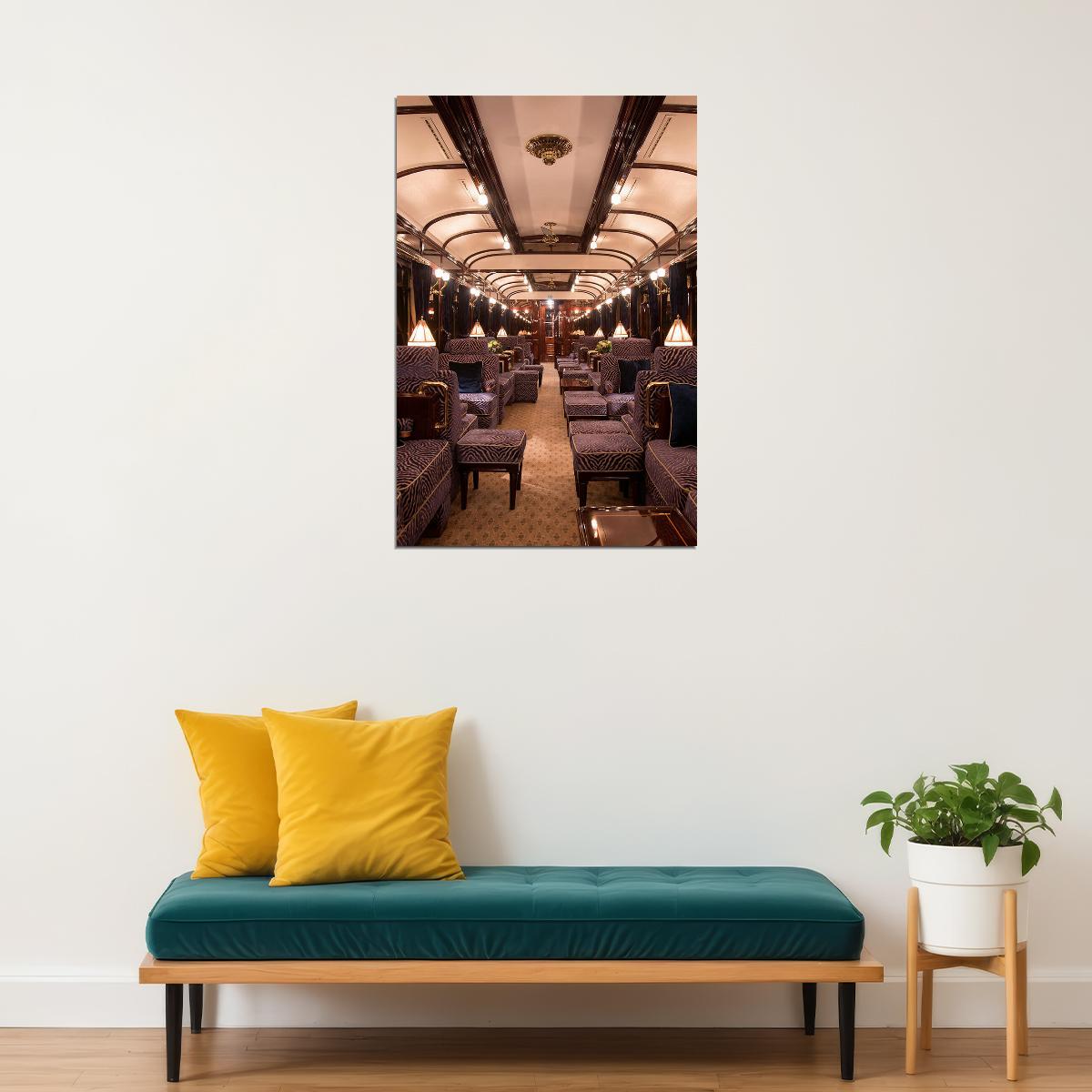 Venice Simplon Orient Express Travel London Paris Poster Wall Art Print Home Wall Decor - xonomax