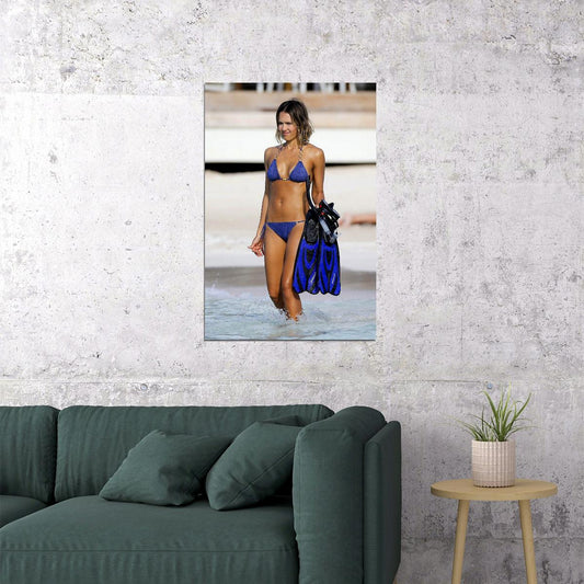 Jessica Alba Celebrity Cinema Actress Artist Poster Wall Art Print Home Wall Decor - xonomax