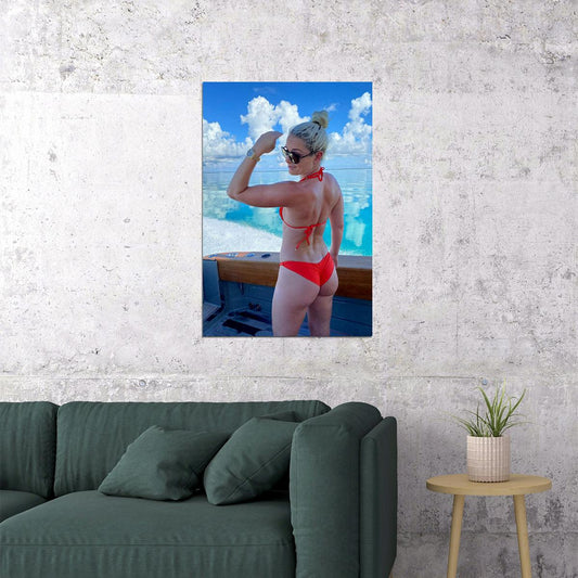Lindsey Vonn Celebrity Female Athlete Sports Poster Wall Art Print Home Wall Decor - xonomax