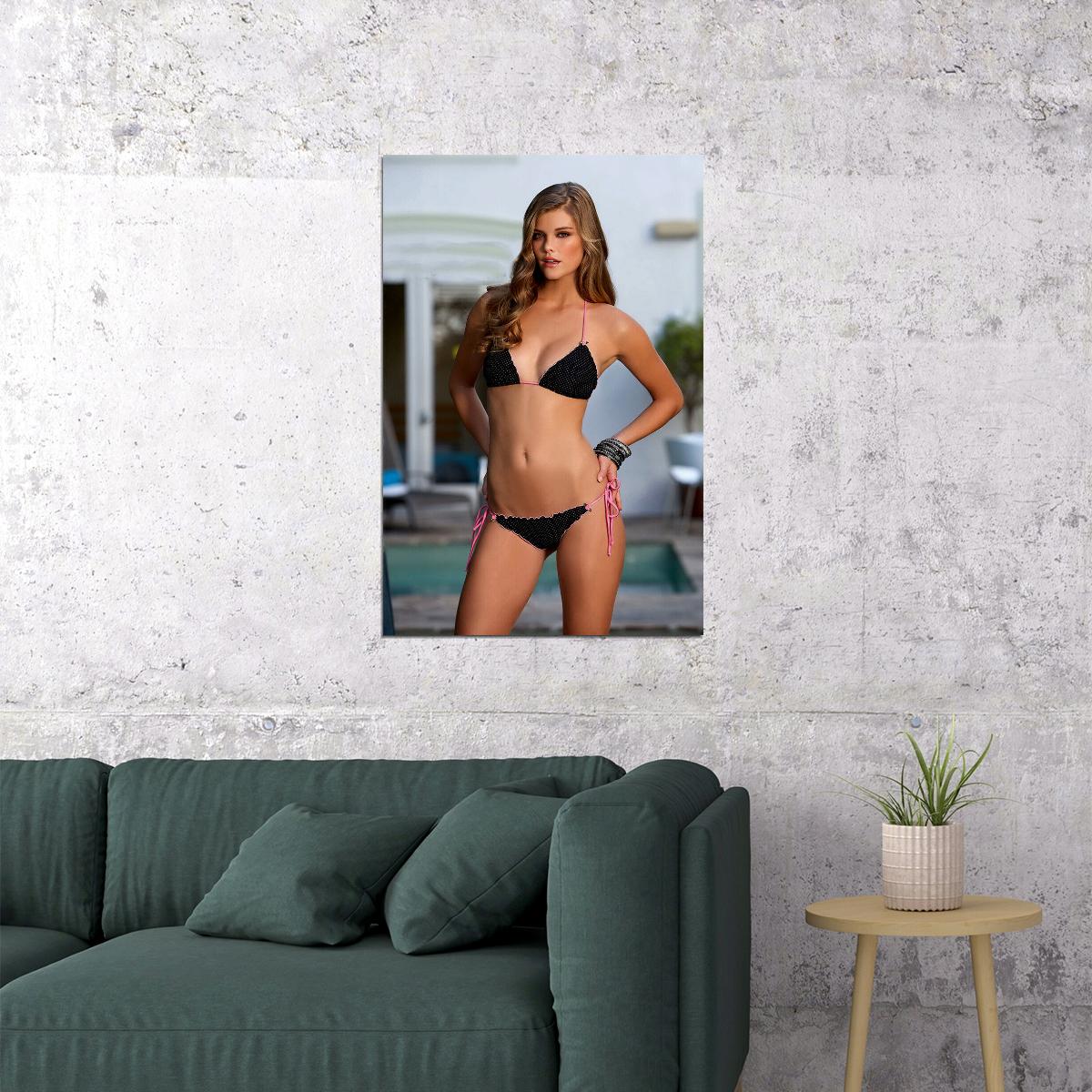 Nina Agdal Celebrity Model Cinema Actress Poster Wall Art Print Home Wall Decor