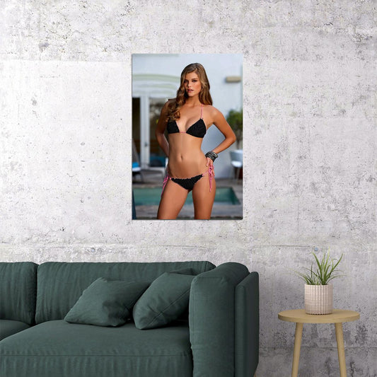Nina Agdal Celebrity Model Cinema Actress Poster Wall Art Print Home Wall Decor - xonomax