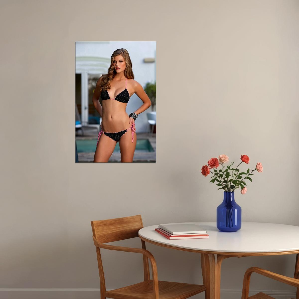 Nina Agdal Celebrity Model Cinema Actress Poster Wall Art Print Home Wall Decor