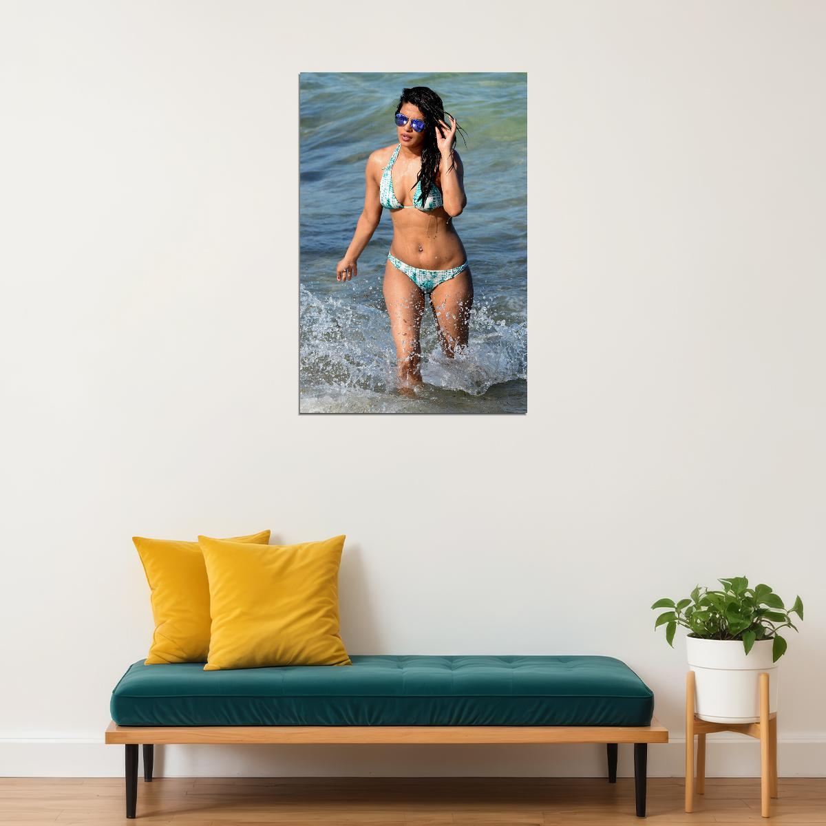 Priyanka Chopra Celebrity Actor Model Poster Wall Art Print Home Wall Decor - xonomax
