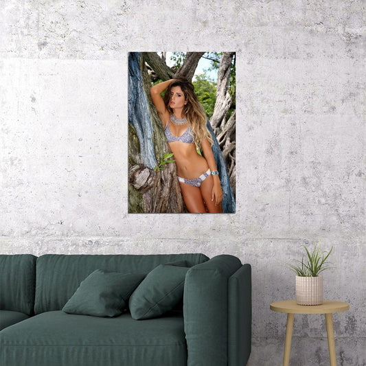 Anastasia Ashley Surfer Swimsuit Sexy Model Poster Wall Art Print Home Wall Decor - xonomax