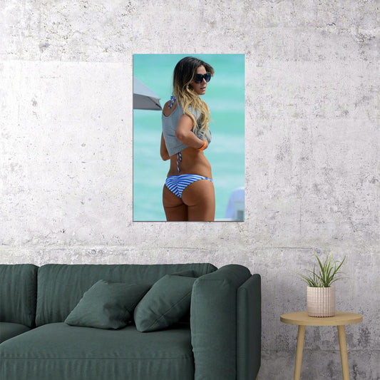Anastasia Ashley Swimsuit Sexy Model Sports Poster Wall Art Print Home Wall Decor - xonomax