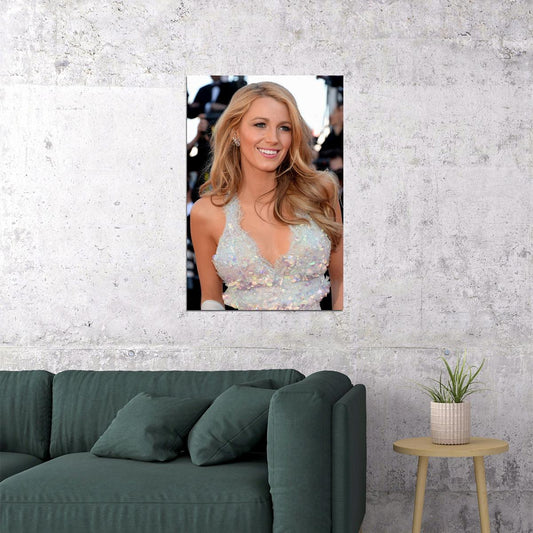 Blake Lively Celebrity Movie Actress Model Artist Poster Wall Art Print Home Wall Decor - xonomax