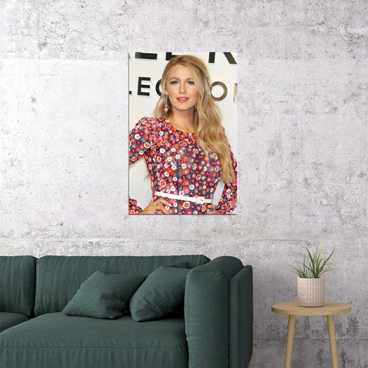 Blake Lively Celebrity Movie Actor Model Artist Poster Wall Art Print Home Wall Decor - xonomax