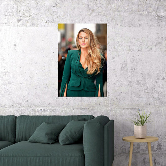 Blake Lively Cinema Actress Director Artist Poster Wall Art Print Home Wall Decor - xonomax