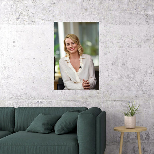 Margot Robbie Movie Actress Film Producer Poster Wall Art Print Home Wall Decor - xonomax