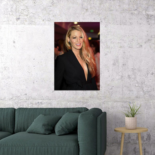 Blake Lively Celebrity Cinema Actor Artist Poster Wall Art Print Home Wall Decor - xonomax