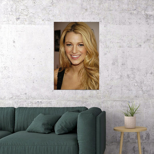 Blake Lively Celebrity Cinema Actor Lawyer Artist Poster Wall Art Print Home Wall Decor - xonomax