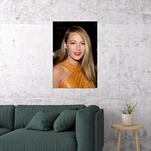 Blake Lively Celebrity Movie Actress Lawyer Artist Poster Wall Art Print Home Wall Decor - xonomax