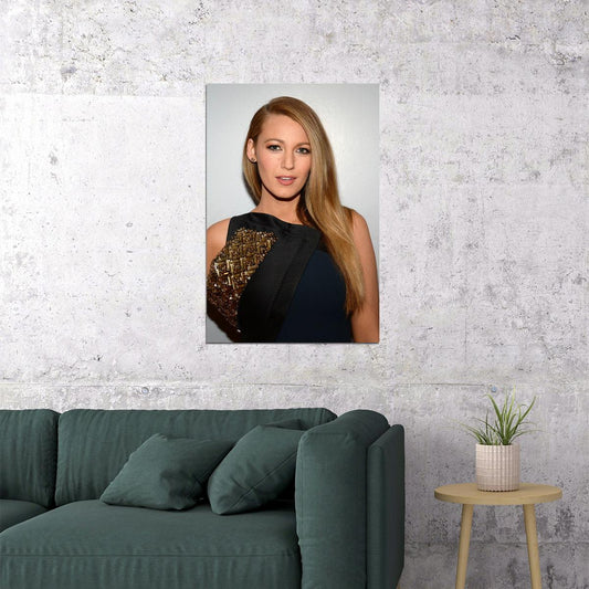 Blake Lively Celebrity Cinema Actress Artist Poster Wall Art Print Home Wall Decor - xonomax