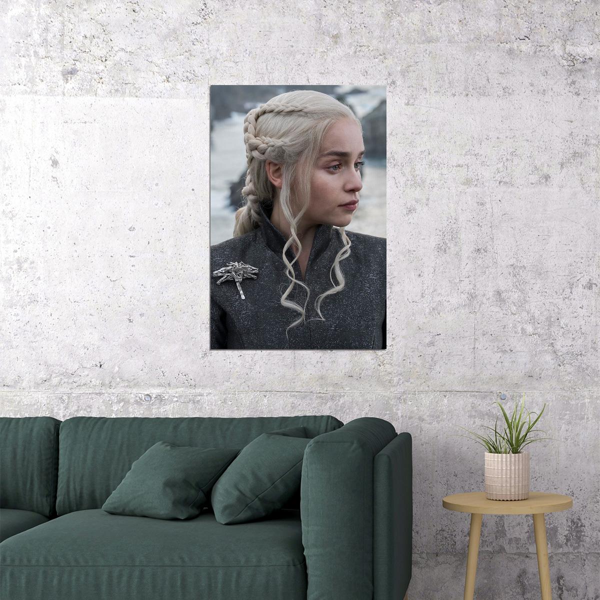 Emilia Clarke Got Celebrity Drama Tv Series Poster Wall Art Print Home Wall Decor - xonomax