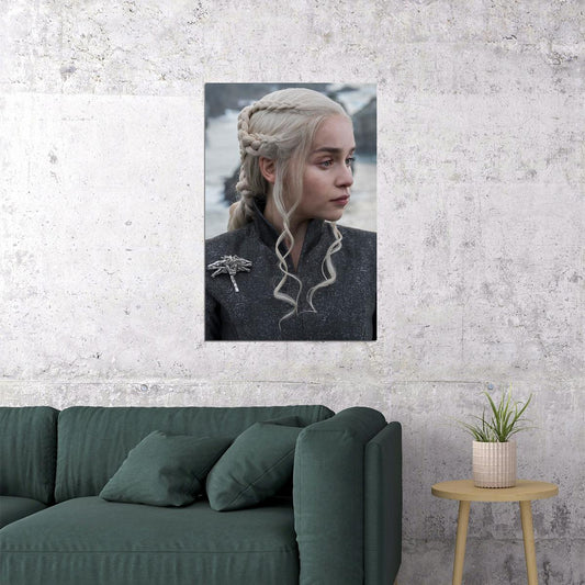 Emilia Clarke Got Celebrity Drama Tv Series Poster Wall Art Print Home Wall Decor - xonomax