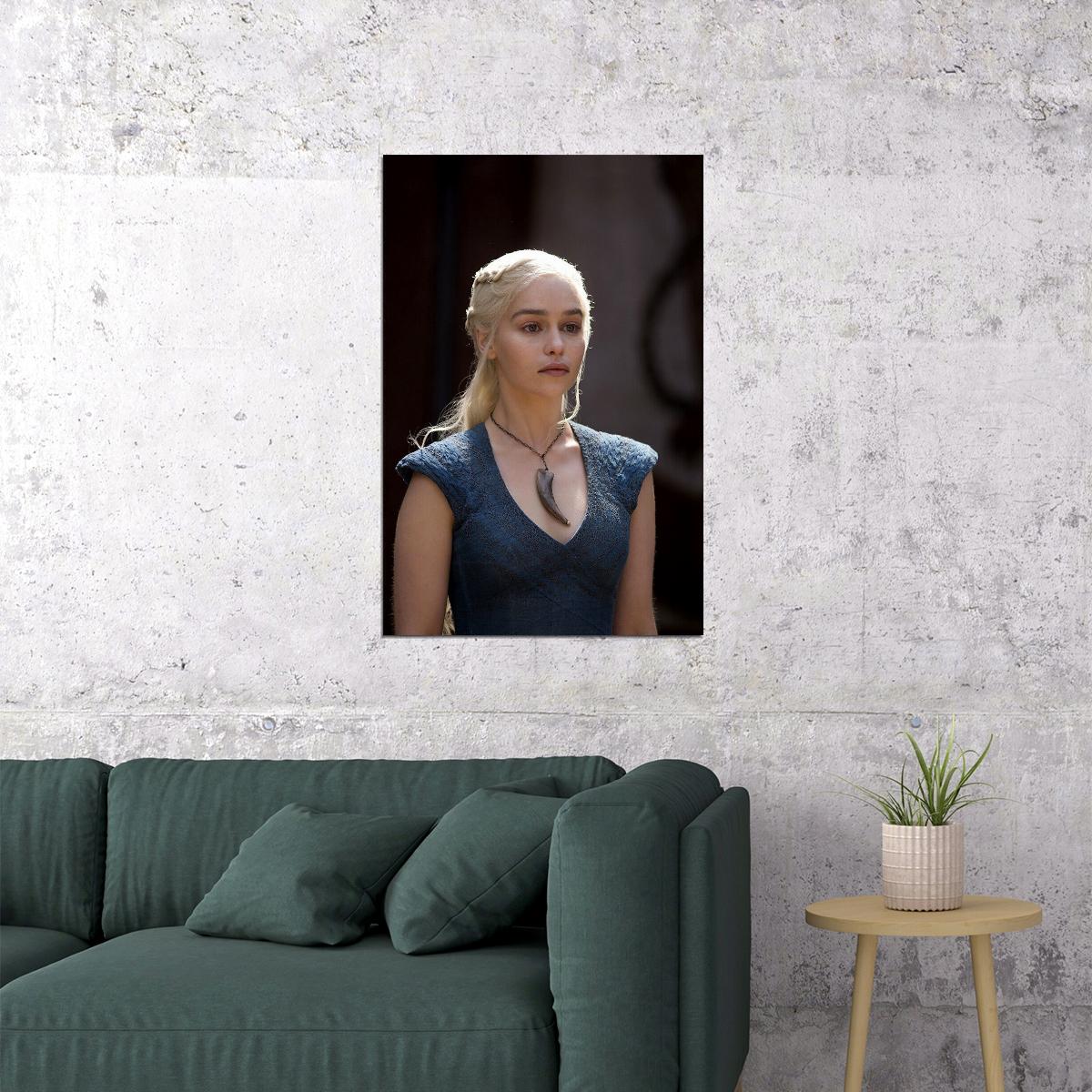 Emilia Clarke Got Celebrity Tv Series Movie Poster Wall Art Print Home Wall Decor - xonomax