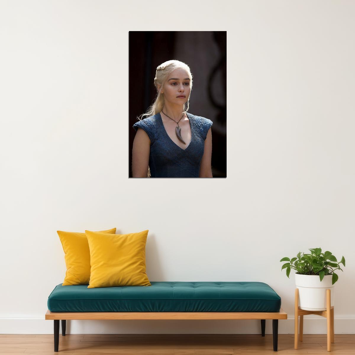 Emilia Clarke Got Celebrity Tv Series Movie Poster Wall Art Print Home Wall Decor - xonomax