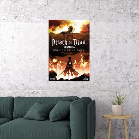 Attack On Titan Animation Action Adventure Poster Wall Art Print Home Wall Decor - xonomax