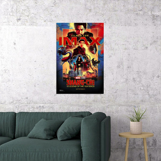 Shang Chi The Legend Of The Ten Rings Movie War Poster Wall Art Print Home Wall Decor - xonomax