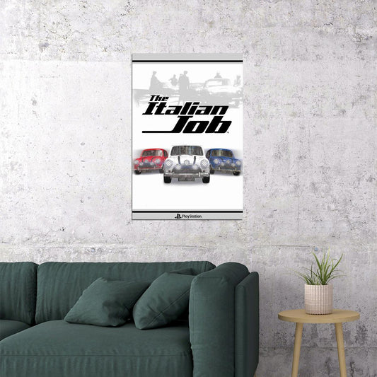 The Italian Job Ps1 Video Games Multiplayer Action Poster Wall Art Print Home Wall Decor - xonomax
