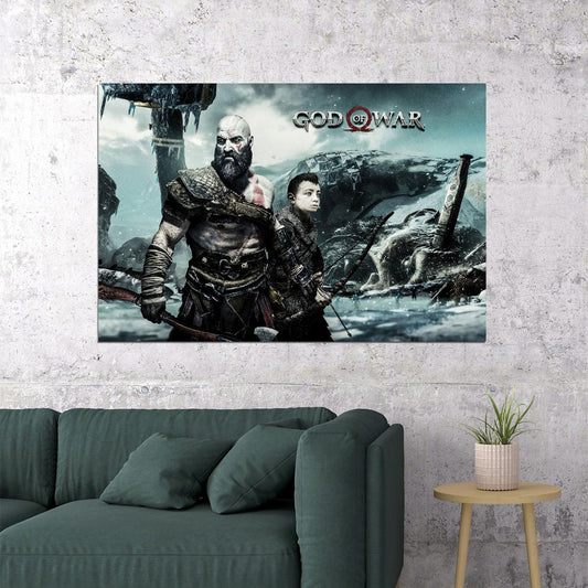 God Of War 4 Video Gaming Action Adventure Poster Wall Art Print Home Wall Decor - xonomax