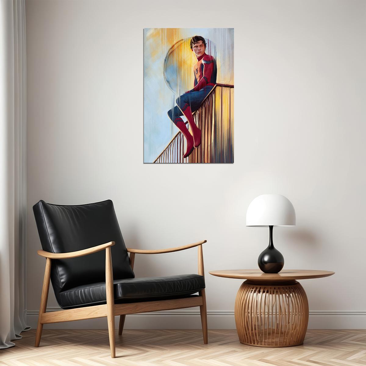 Tom Holland Spiderman Far From Home Poster Wall Art Print Home Wall Decor