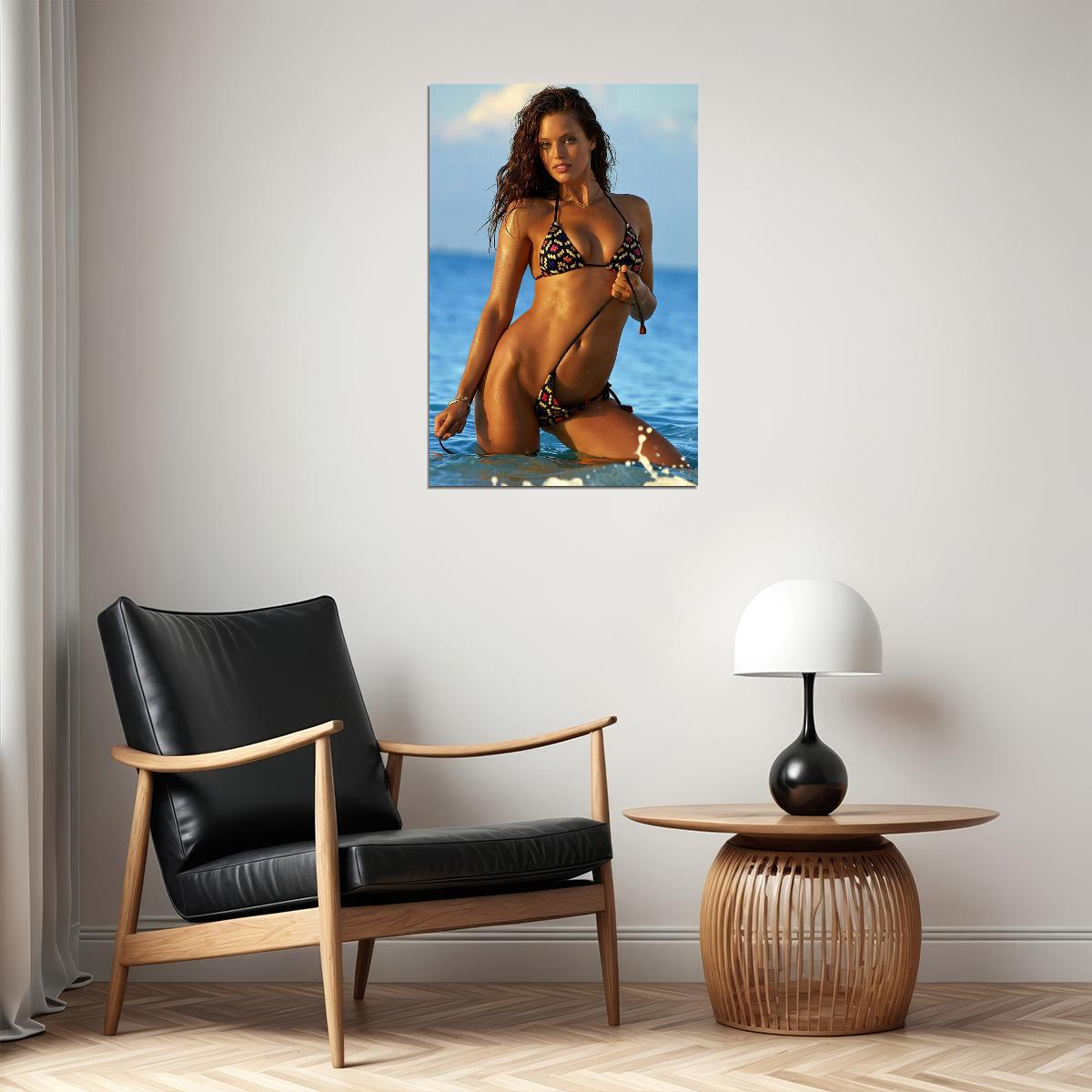 Emily Didonato Celebrity Sexy Model Swimsuit Poster Wall Art Print Home Wall Decor - xonomax