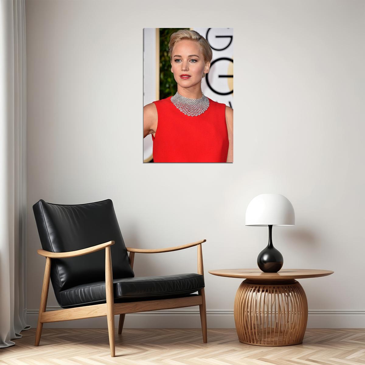 Jennifer Lawrence Celebrity Movie Actress Poster Wall Art Print Home Wall Decor