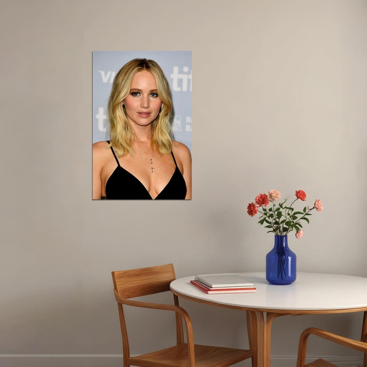 Jennifer Lawrence Celebrity Cinema Actress Poster Wall Art Print Home Wall Decor
