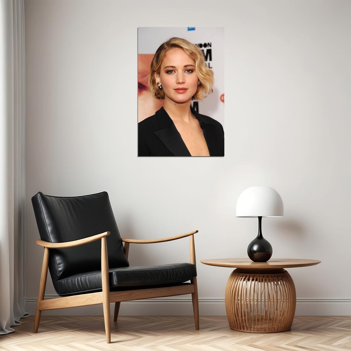 Jennifer Lawrence Celebrity Cinema Actor Poster Wall Art Print Home Wall Decor