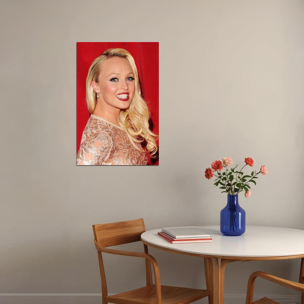 Jorgie Porter Celebrity Cinema Actress Model Poster Wall Art Print Home Wall Decor