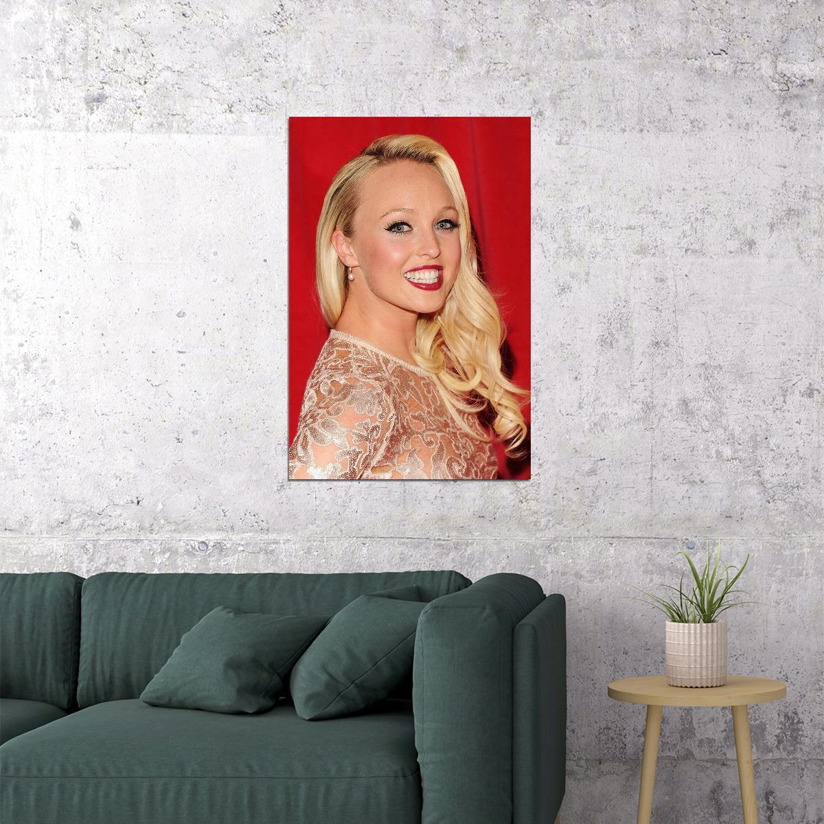 Jorgie Porter Celebrity Cinema Actress Model Poster Wall Art Print Home Wall Decor