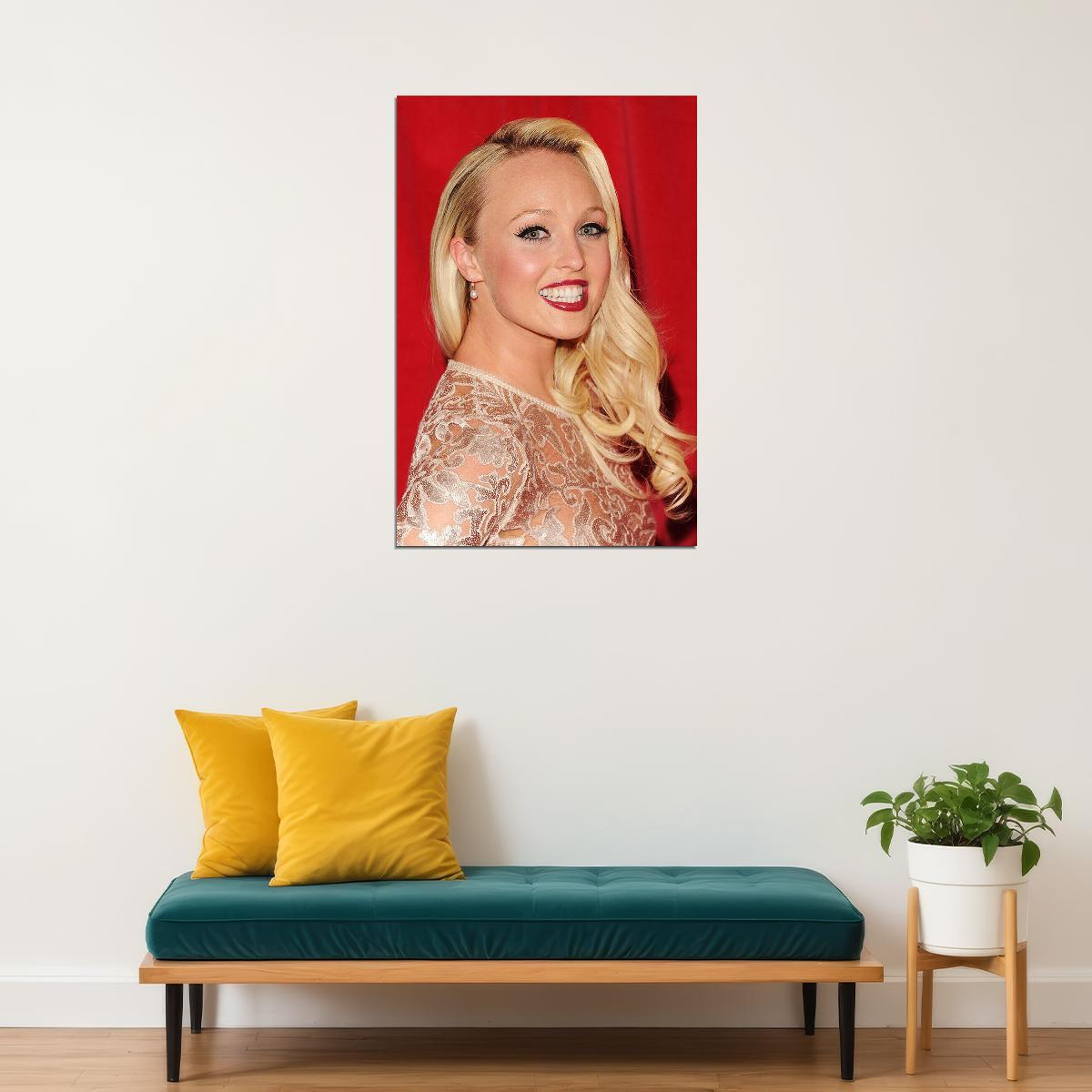 Jorgie Porter Celebrity Cinema Actress Model Poster Wall Art Print Home Wall Decor