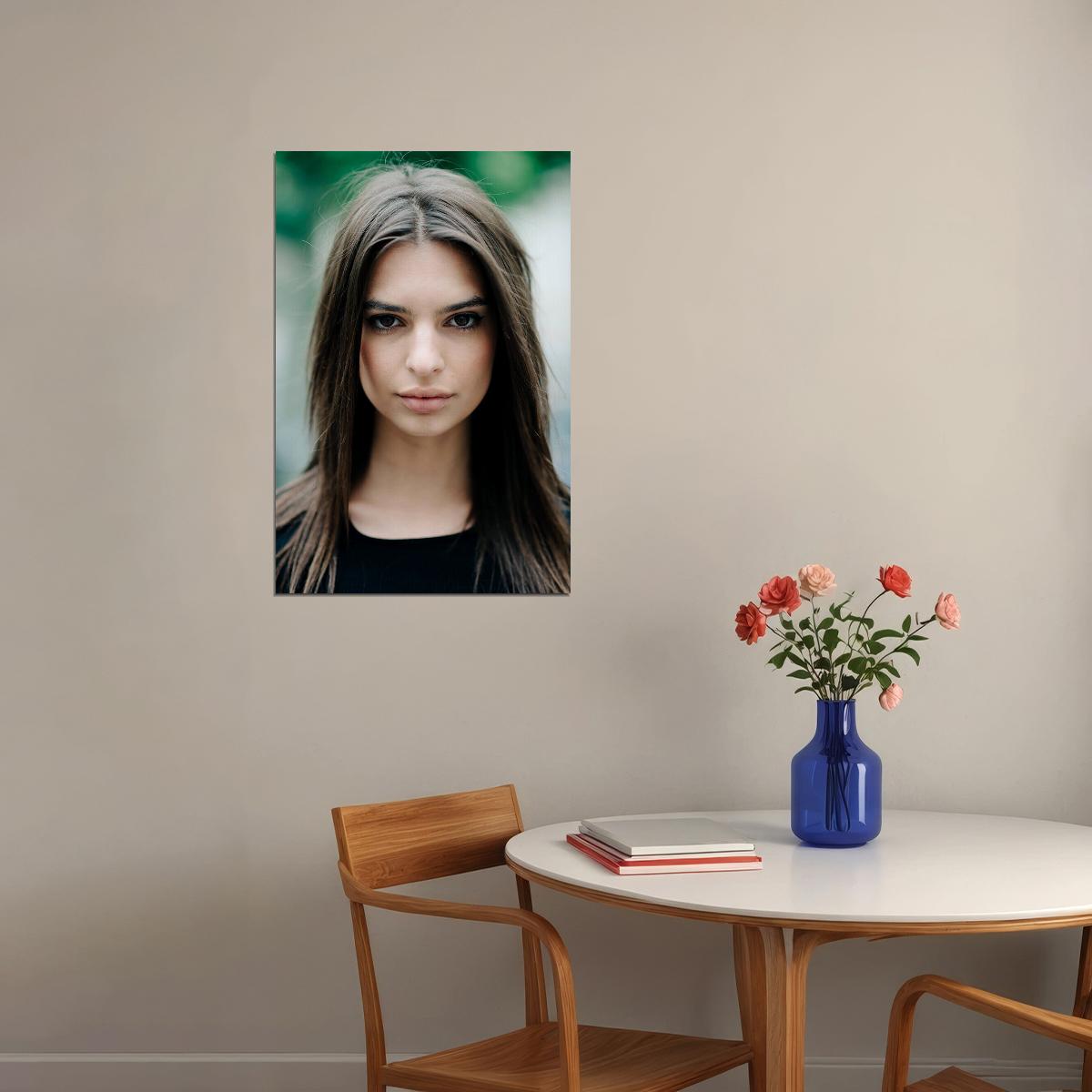 Emily Ratajkowski Movie Actor Sexy Model Poster Wall Art Print Home Wall Decor - xonomax
