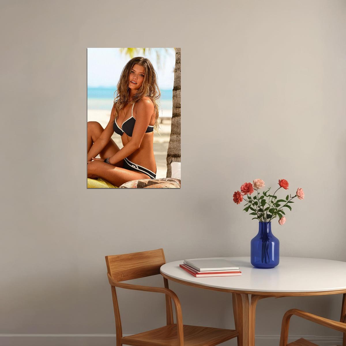 Nina Agdal Celebrity Sexy Model Cinema Actress Poster Wall Art Print Home Wall Decor - xonomax