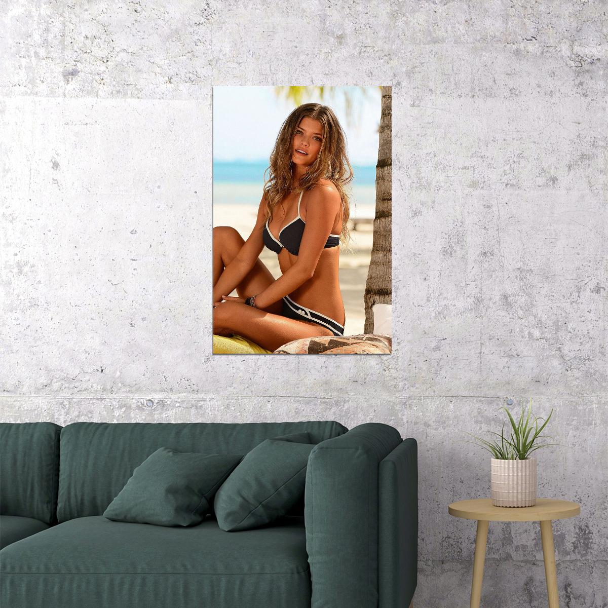 Nina Agdal Celebrity Sexy Model Cinema Actress Poster Wall Art Print Home Wall Decor - xonomax