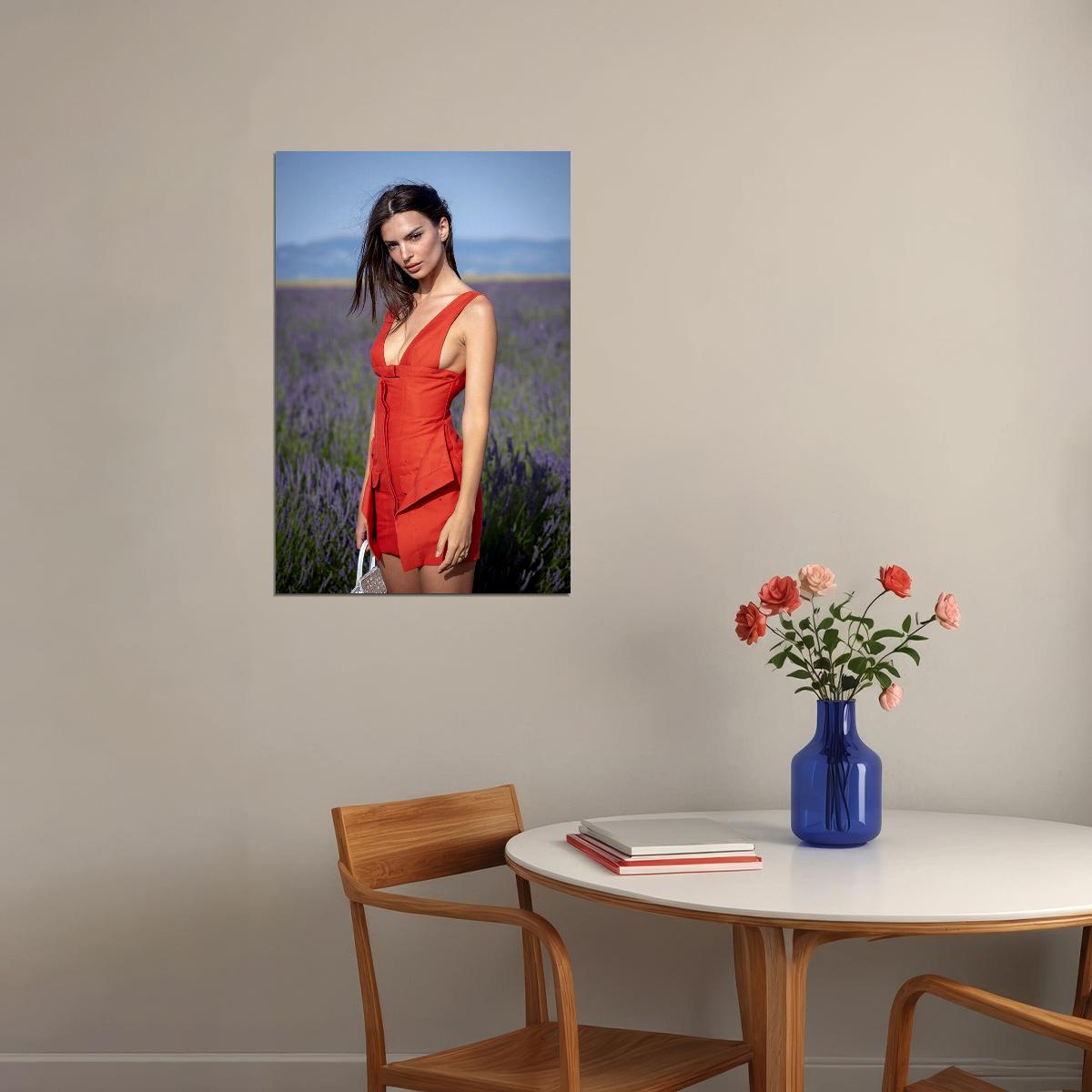 Emily Ratajkowski Movie Actress Sexy Model Poster Wall Art Print Home Wall Decor - xonomax