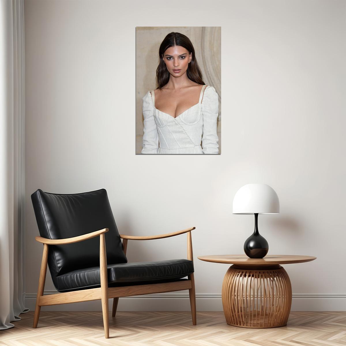 Emily Ratajkowski Movie Actress Model Artist Poster Wall Art Print Home Wall Decor - xonomax