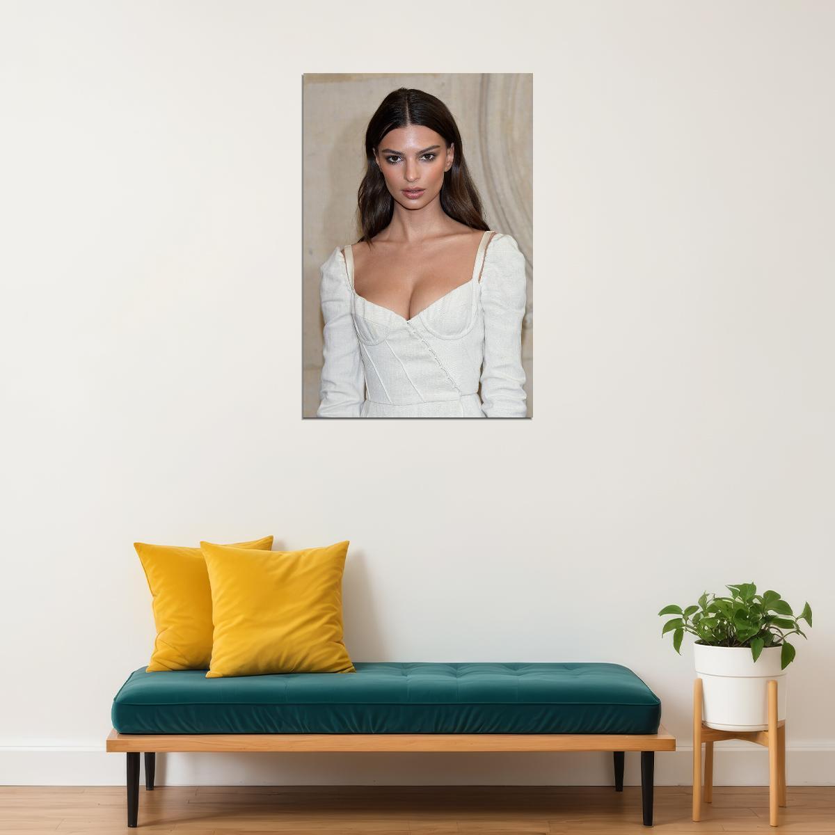 Emily Ratajkowski Movie Actress Model Artist Poster Wall Art Print Home Wall Decor - xonomax