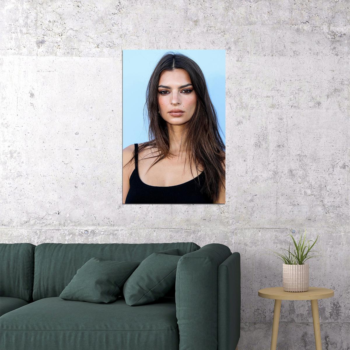 Emily Ratajkowski Movie Actor Model Artist Poster Wall Art Print Home Wall Decor - xonomax