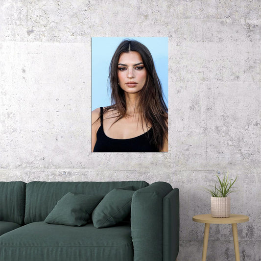 Emily Ratajkowski Movie Actor Model Artist Poster Wall Art Print Home Wall Decor - xonomax