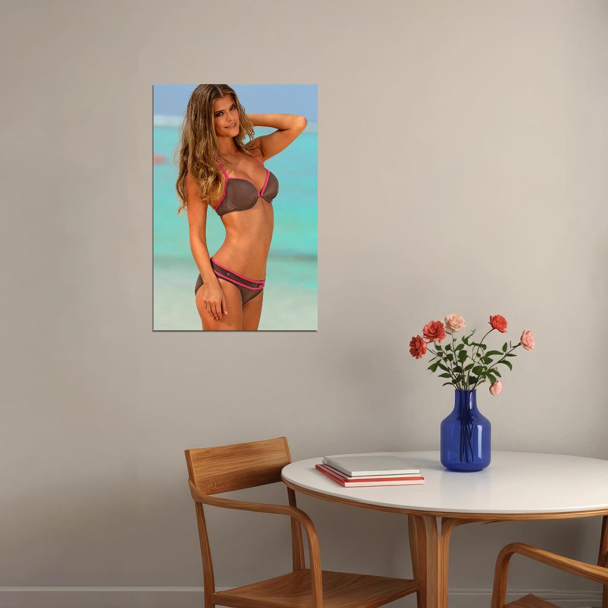 Nina Agdal Celebrity Beauty Model Cinema Actress Poster Wall Art Print Home Wall Decor - xonomax