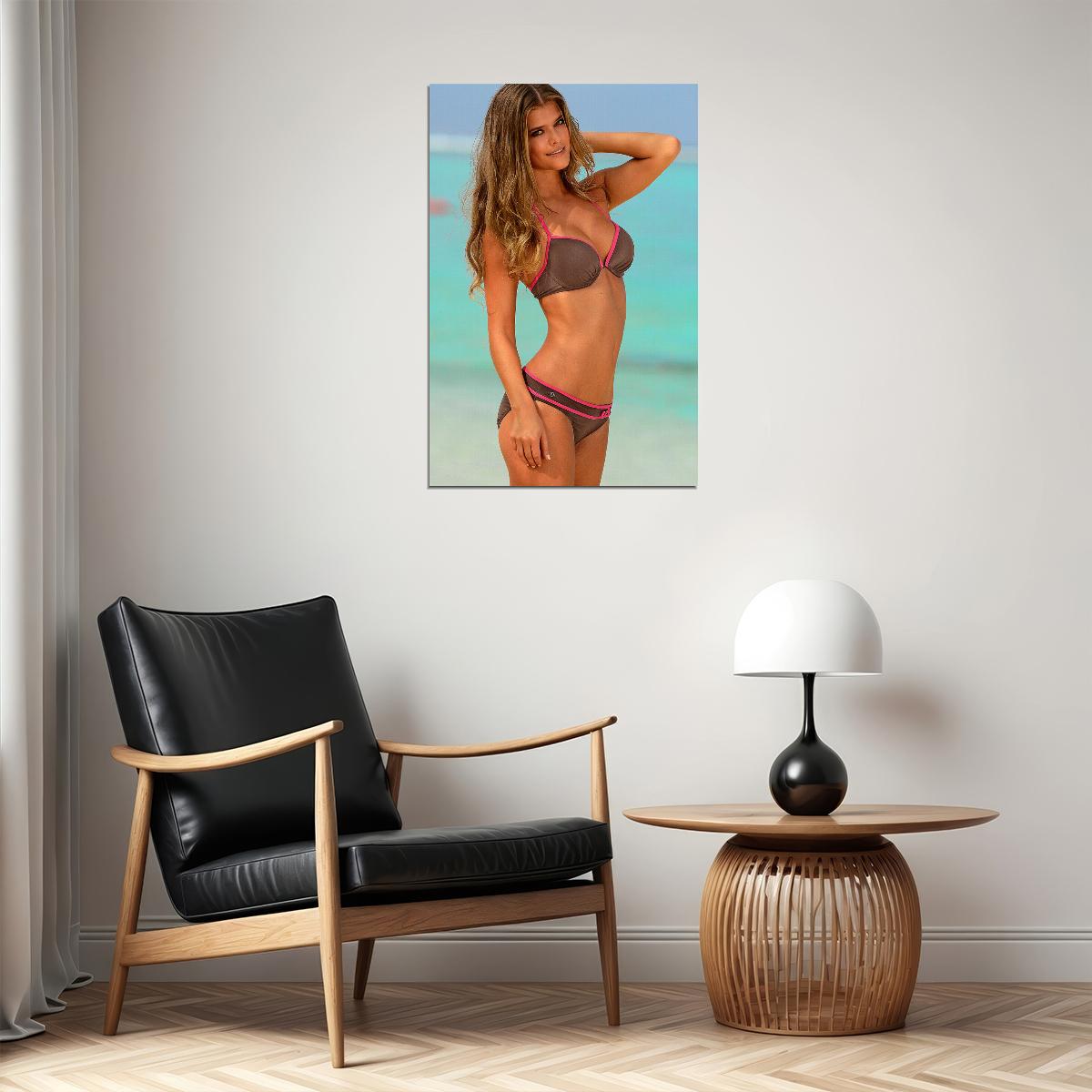 Nina Agdal Celebrity Beauty Model Cinema Actress Poster Wall Art Print Home Wall Decor - xonomax